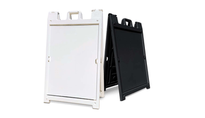 white and black a frame on white background