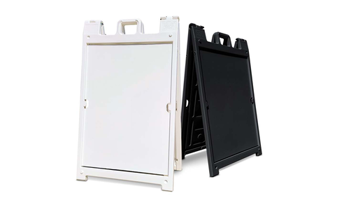 white and black a frame on white background