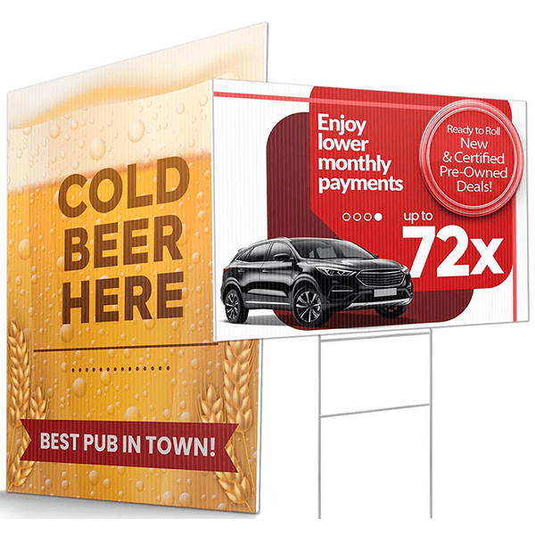 Custom Coroplast Signs