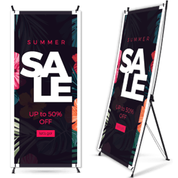 X Banner Stand Large