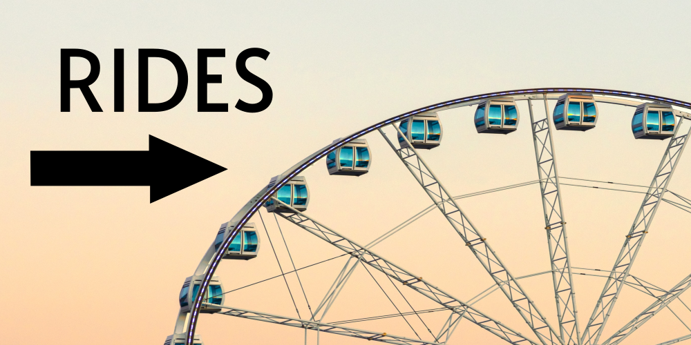 Directional Rides Vinyl Banner Template 