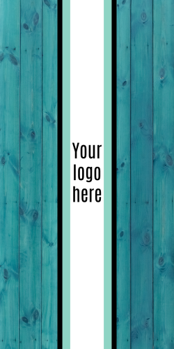 Black Blue white cornhole board template