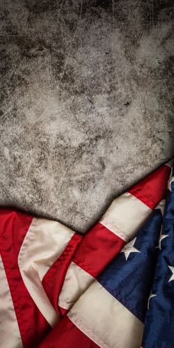 Folded American Flag