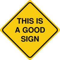 This is a Good Sign Sign Template