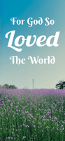 For God So Loved the World Retractable Banner Template