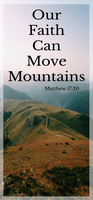 Our Faith Can Move Mountains Retractable Banner Template