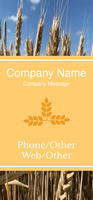 Wheat Company Name Retractable Banner Template