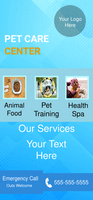 Pet Care Center Retractable Banner Template