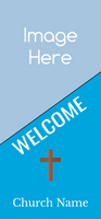 Welcome Church Name Retractable Banner Template