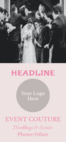 Wedding Event Couture Retractable Banner Template