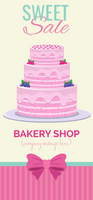 Sweet Sale Bakery Retractable Banner Template