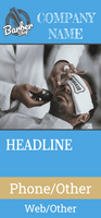 Barber Shop Company Name Retractable Banner Template