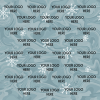 Marble Winter Step and Repeat Layout 2 Banner Template