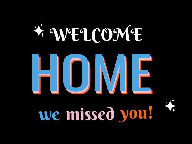 Welcome Home | Printmoz