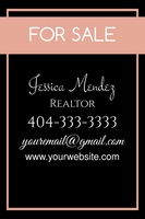 For Sale Real Estate Informational Sign Template