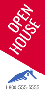 Open House Premium Retractable Banner Template