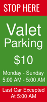 Parking Services Retractable Banner Template