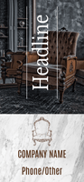 Antique Boutique Shop Retractable Banner Template