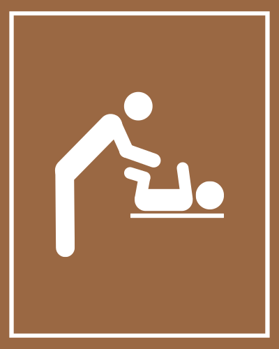 Diaper Changing Station Sign Template