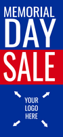 Memorial Day Sale Premium Retractable Banner