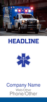 Ambulance Medical Services Retractable Banner Template