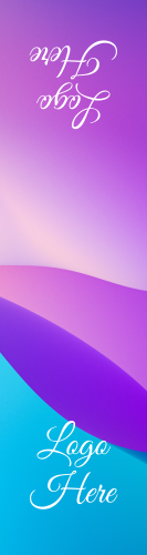 Abstract Color Table Runner Template