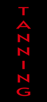 Black and Red Tanning Salon Retractable Banner Template