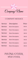 Beauty Consulting Price Description List Retractable Banner Template
