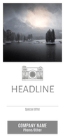 Snowy Lake Professional Photographer Retractable Banner Template