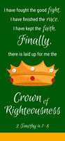 Crown of Righteousness Retractable Banner Template