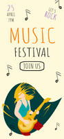 Join Us Music Festival Retractable Banner Template