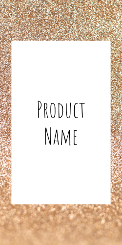 Glitter Label