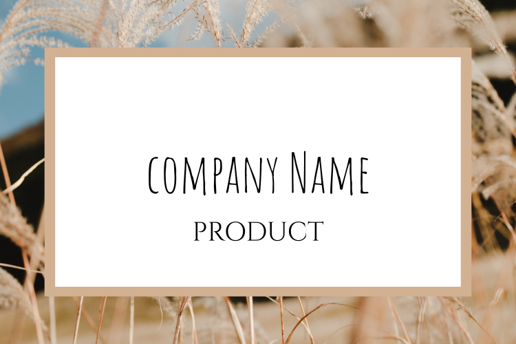 COMPANY BUSINESS LABEL