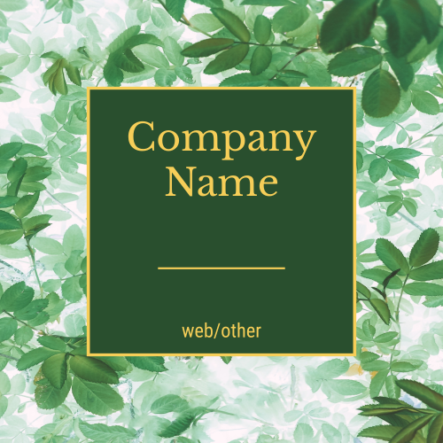 COMPANY BUSINESS LABEL