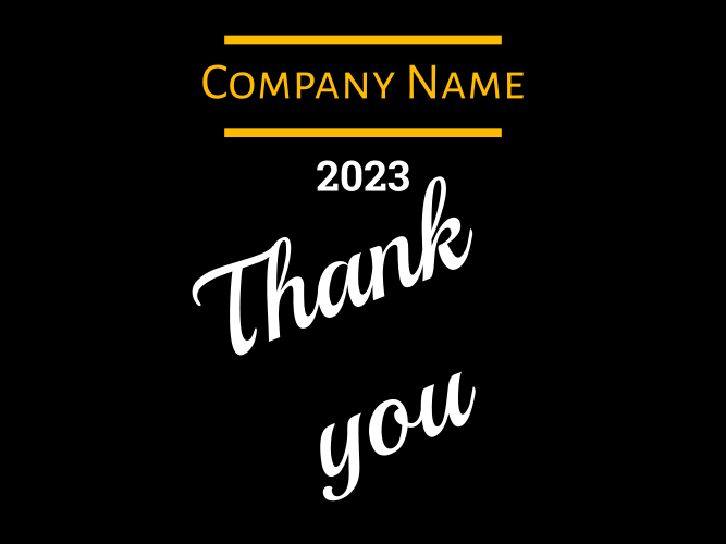 COMPANY BUSINESS LABEL