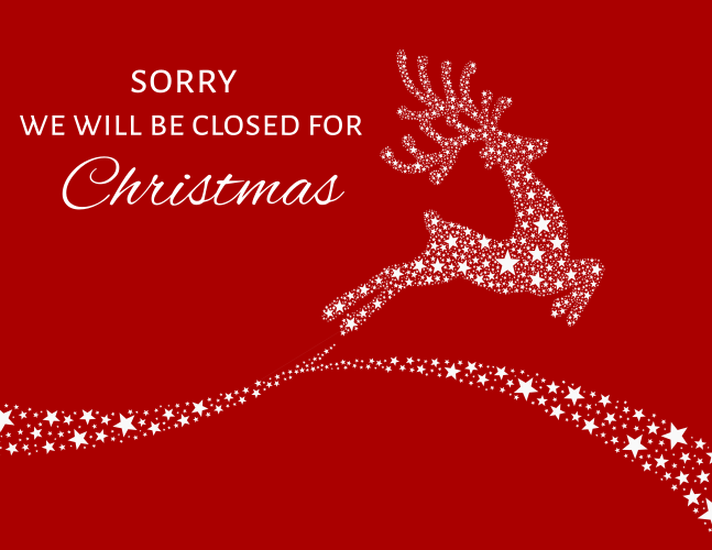 Free Closed For Christmas 2023 Sign Templates | Printmoz.com