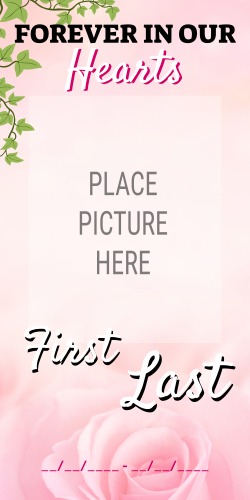 Clone of - Lavender Fields Grave Banner Template
