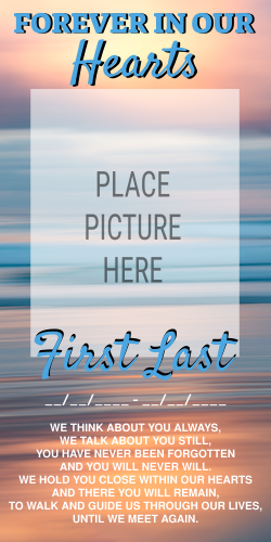 Clone of - Clone of - Lavender Fields Grave Banner Template
