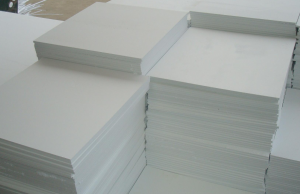 stacks of white foam board stacks of white foam core board