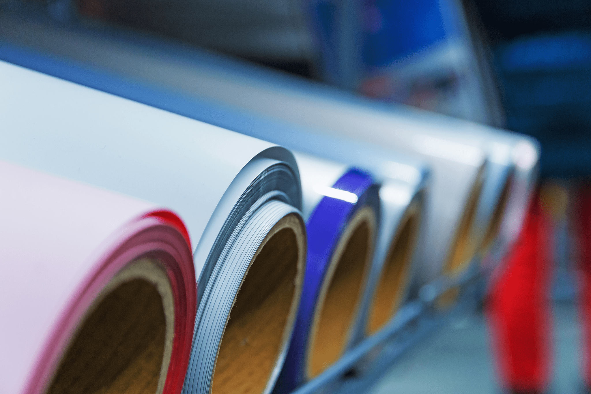Rolls of printing material