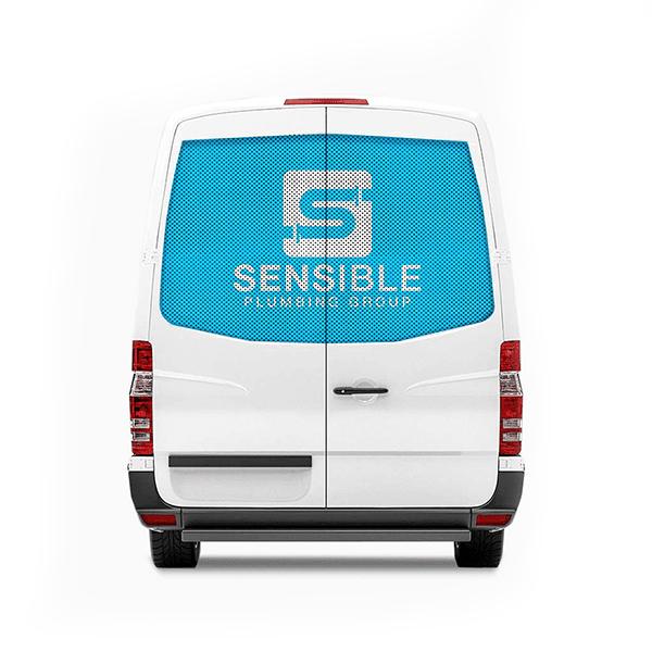 Perforated Vehicle Decals