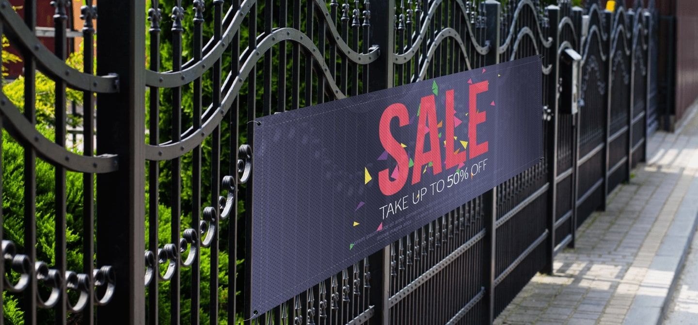 8x4 Entrance Modern Block Heavy-Duty Outdoor Vinyl Banner CGSignLab 8x4 Entrance Modern Block Heavy-Duty Outdoor Vinyl Banner CGSignLab