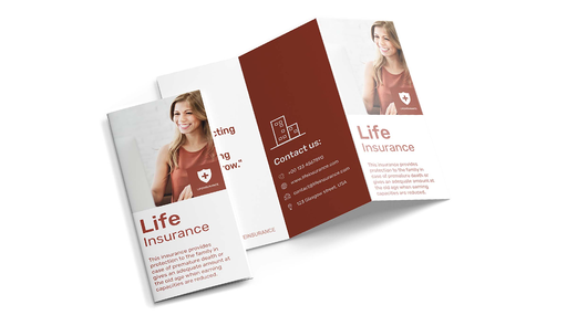 trifold life insurance flyer