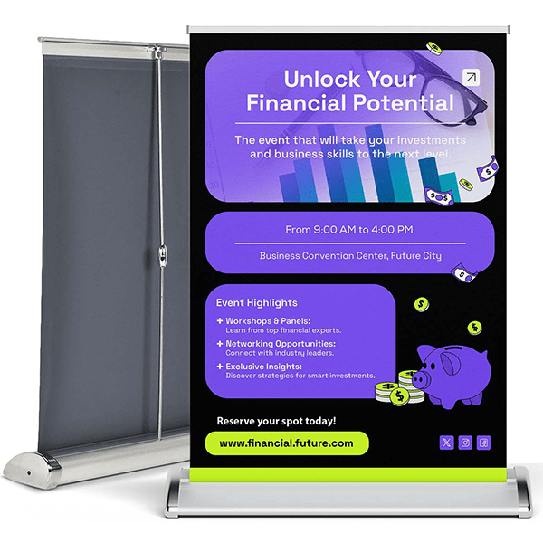 Tabletop Retractable Banners
