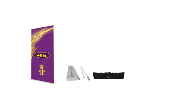 48 inch Premium Retractable Banner