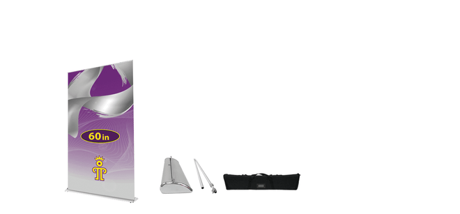 60 inch Premium Retractable Banner