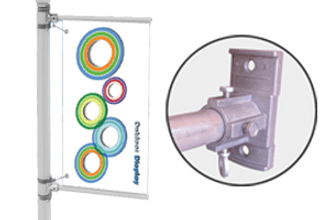 18" Pole Banner Brackets