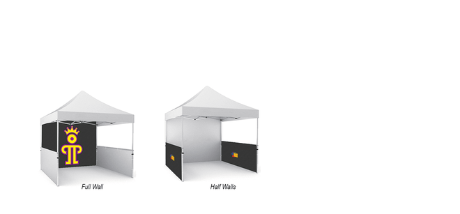Canopy Tent Walls | Tent Backwalls & Sidewalls