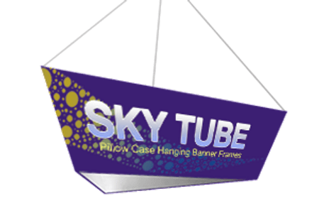 Hanging Tapered Square Sky Tube Banner