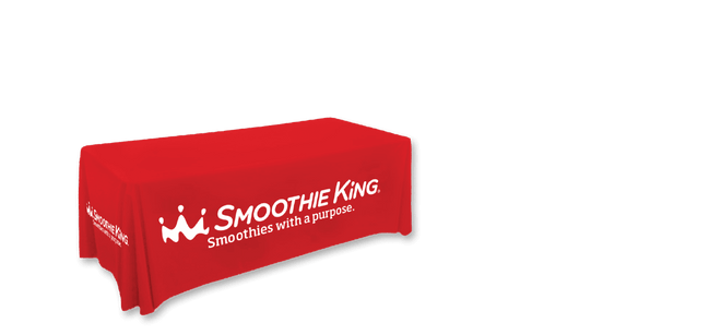 Smoothie King Table Throw / Table Cover